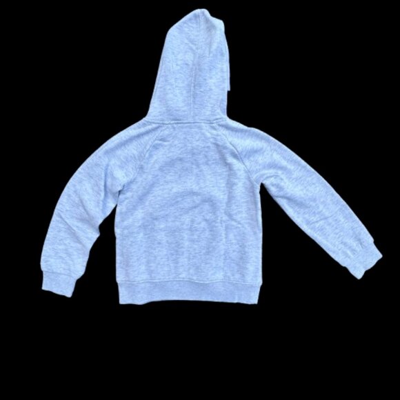 Under Armour Hooded Sweatshirt Youth Girl Size 5 Heathered Gray - Picture 2 of 11